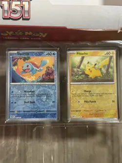 4 Promo Foil Cards from Costco Pokemon Scarlet & Violet 151 Mini Tin 5-pack - Image 5