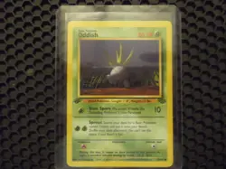 Pokemon Card Oddish TCG Jungle 1st EDITION Non Holo 58/64 NM/LP - Image 1