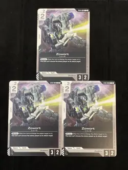 1 x Gundam Card Game Zowort ST01-009 C (3 available) - Image 1