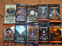 Lot of 10 Magic the Gathering MTG Sealed Draft & Set Boosters! Innistrad bundle. - Image 1