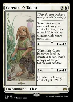 x1 Caretaker's Talent - Bloomburrow - NM - MTG - Image 1