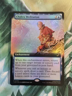 Chakra Meditation (Extended Art) Foil - Avatar: The Last Airbender NM - Image 1