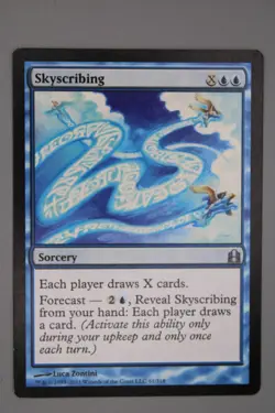 Magic the Gathering Skyscribing Dissension Uncommon Blue Sorcery - Image 1