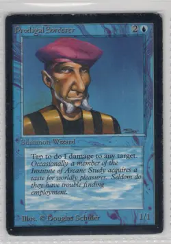 Prodigal Sorcerer Limited Edition - Beta - Magic the Gathering MTG - ACTUAL - Image 1
