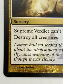 Supreme Verdict x1 Magic the Gathering Return to Ravnica MTG Moderately Played - Image 5