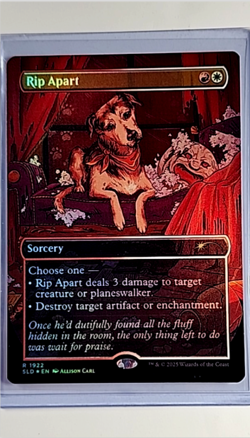 2025 MTG Magic the Gathering SLD Secret Lair Drop Foil Borderless 1922 Rip Apart - Image 1