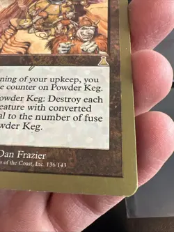 VTG World Championship 1999 Magic The Gathering Powder Keg Gold Border 136/143 - Image 4