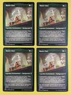 FOIL ETCHED Master Chef x4 Commander Battle for Baldur's Gate 4x MTG - Image 1