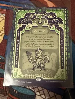 MTG Field of the Dead Secret Lair Encyclopedia of Magic Unplayed - Image 1