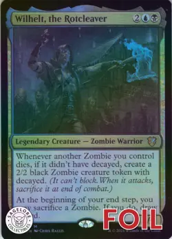 MTG Wilhelt, the Rotcleaver (2) | NM Foil | Cmd Innistrad: Midnight Hunt {MIC} - Image 1
