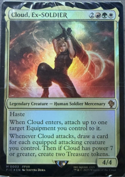 MTG Limit Break Cloud, Ex-SOLDIER Commander (Deck Only) Final Fantasy - Image 1