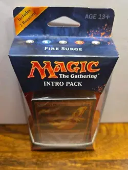 Magic: The Gathering 2014 Intro Pack - Fire Surge - MTG Sealed Theme Deck | M14 - Image 2