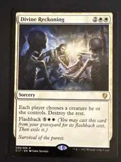 1x Divine Reckoning (58) Commander 2017 LP MTG Magic the Gathering x1 MKE - Image 1
