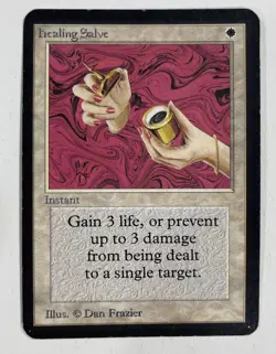 Healing Salve Alpha MP Moderate Play MTG Magic The Gathering D - Image 1