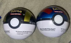 New Ultra Ball & Great Ball Tins D25 - Pokemon TCG - SEALED 3 booster packs each - Image 1