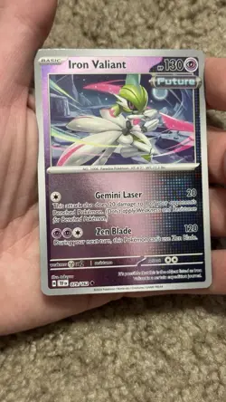 Pokemon TCG Iron Valiant 079/162 (Temporal Forces - Reverse Holo) Pack Fresh NM - Image 1