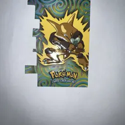 2000 Topps Pokemon TV Animation Edition Series 2 Alakazam #EV9 Near Mint - Image 3