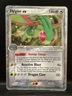 Pokemon Flygon ex 87/92 ex Legend Maker Ultra Rare Holo DMG - Image 1