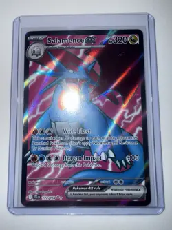 Pokemon TCG: Salamence EX 177/159 Holo Ultra Rare SV09: Journey Together NM - Image 1