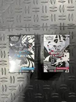 Sealed Pokemon TCG Scarlet & Violet Black Bolt And White Flare Booster Bundles - Image 1