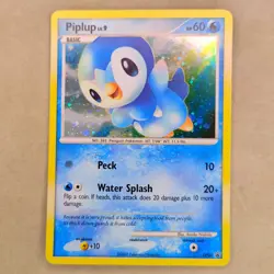 Pokemon TCG Piplup POP RARE PROMO Cosmos Holo DP03 2007 NM Near Mint - Image 1
