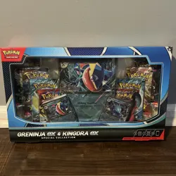 Pokemon TCG Greninja ex & Kingdra ex Walmart Exclusive Special Collection - Image 1