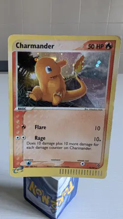 Carta Pokemon Charmander 98/97 Ex Drago Holo Light Played Eng - Image 1