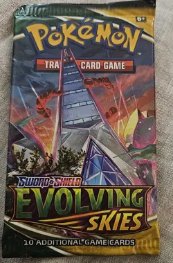 Pokemon TCG Sword & Shield Evolving Skies SINGLE Booster Pack- Duraludon Art 820650808777 - Image 1