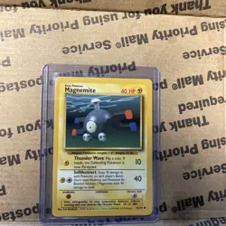 Magnemite Base Set Pokemon TCG 53/102 Unlimited Common - Image 1