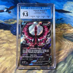 Galarian Moltres V 177/198 Alternate Art Pokemon CGC Old Label 9.5 (Gem Mint 10) - Image 1