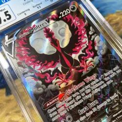 Galarian Moltres V 177/198 Alternate Art Pokemon CGC Old Label 9.5 (Gem Mint 10) - Image 5