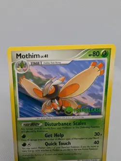 Pokemon Mothim 42/100 Majestic Dawn Prerelease Stamped Promo NM - Image 2