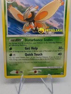 Pokemon Mothim 42/100 Majestic Dawn Prerelease Stamped Promo NM - Image 3