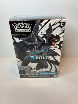 Pokemon TCG ScarletViolet Black Bolt Booster Bundle (6) Brand New Factory Sealed - Image 1