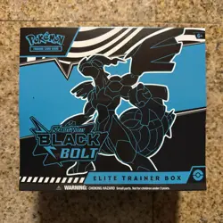 Pokemon Center Black Bolt ETB (Elite Trainer Box) Pokemon TCG - SEALED - Image 1