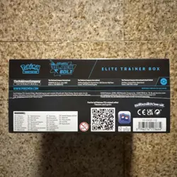 Pokemon Center Black Bolt ETB (Elite Trainer Box) Pokemon TCG - SEALED - Image 4