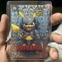 Predator (Pikachu) #E2 - SILVER Holo Box Hit Electric Pikachu Cosplay - Pokemon - Image 1