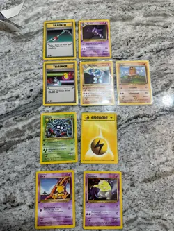 Pokemon Machoke (Maschock) 34/102 - Base Set German 1st Ed. - NM - Image 1