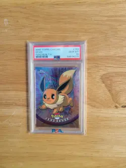 Pokemon Topps Chrome Eevee PSA 10 GEM MINT - Image 1