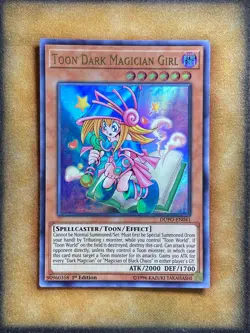 Yugioh Toon Dark Magician Girl DUPO-EN041 Ultra Rare 1st Ed NM - Image 1
