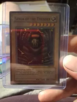 Yu-Gi-Oh! TCG Sanga of the Thunder Metal Raiders MRD-EN025 Unlimited Super Rare - Image 1