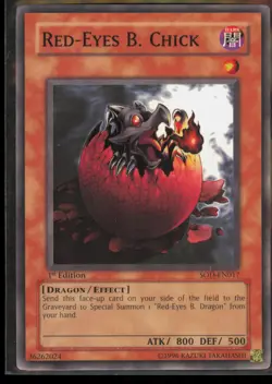 Red-Eyes B. Chick - SOD-EN017 - Common - 1st Edition - NM - Yugioh - Image 1