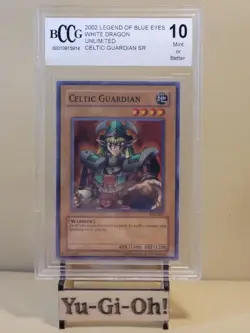 Yugioh - Celtic Guardian - LOB-007 - Super Rare - Unlimited - BCCG 10 Graded - Image 1
