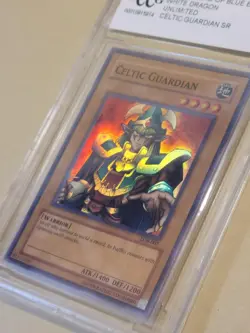 Yugioh - Celtic Guardian - LOB-007 - Super Rare - Unlimited - BCCG 10 Graded - Image 3