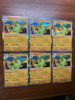 Flygon 053/094 HOLO RARE (6 Cards) FOIL Phantasmal Flames Me02 Pokemon English - Image 1