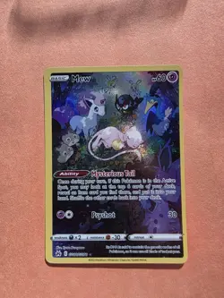 Sleeping Mew GG10/GG70 Crown Zenith: Galarian Gallery Holo Rare Pokemon Card - Image 1