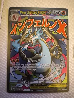 Mega Charizard x Ex 023 Me: Mega Evolution Promo Holo Pokemon Card - Image 1