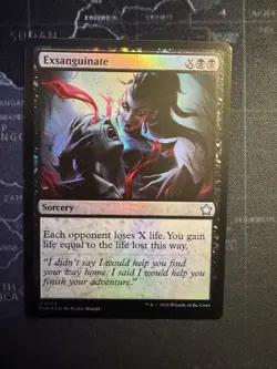 Exsanguinate Foil MTG Magic the Gathering Card NM Near Mint FDN - Image 1