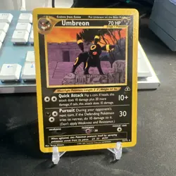Pokemon Umbreon TCG Neo Discovery Card 32/75 Regular Non-Holo, LP/NM Condition - Image 1