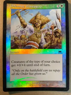 MTG 1x FOIL Defensive Maneuvers Onslaught Pauper Magic the Gathering Card x1 MP - Image 1
